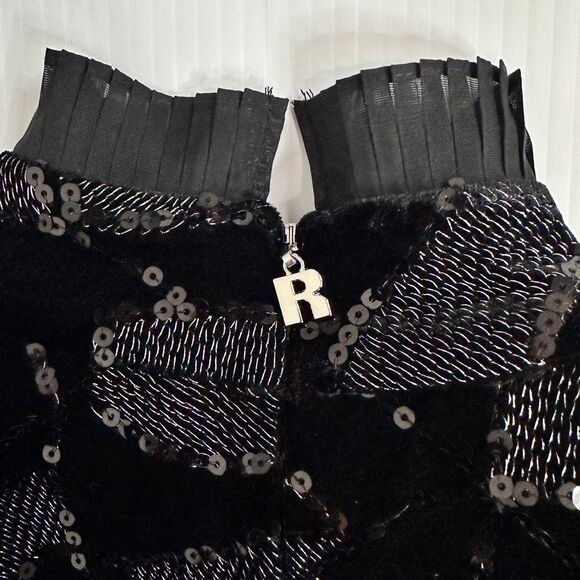 Rotate Birger Christensen Miki Sequin Mini Dress 4 Party Celebration Whimsigoth - Picture 11 of 16